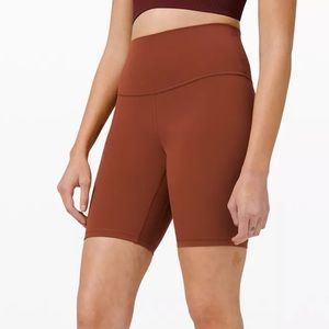 Lululemon Align High Rise Short 8” Dark Terracotta 6